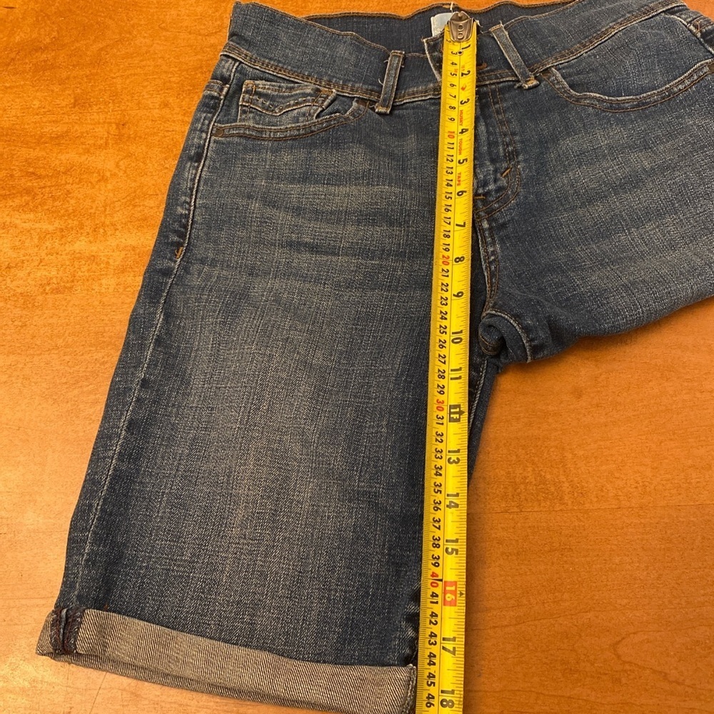 Levi's Dark Blue Denim Women's Shorts - Picture 7 of 8